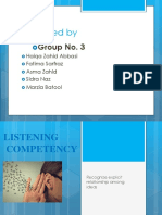 Listening Competency