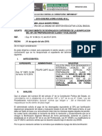 Informe Legal N 62.. Preparación de Clases Felipe Capit Alluy
