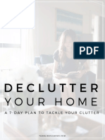 Decluttering Workbook The Blissful Mind