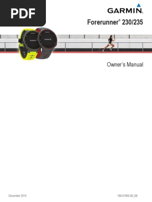 garmin forerunner 230 instructions