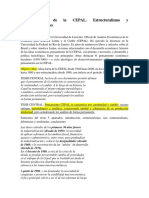 Apuntes 60 Años de La CEPAL. Estructuralismo y Neoestructuralismo.