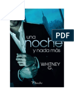 Una Noche y Nada Mas by Whitney G PDF Gratis PDF