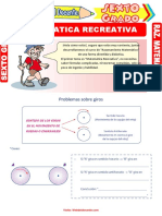 Ejercicios de Matematica Recreativa para Sexto Grado de Primaria PDF