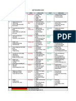 Daftar Menu 2019