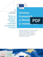 Economic and Monetary Union and The Euro Ro PDF