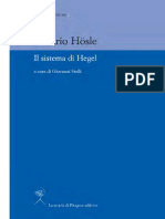 Vittorio Hosle - Il Sistema Di Hegel PDF
