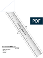 Ruler 12in 30cm USLetter Metallic PDF