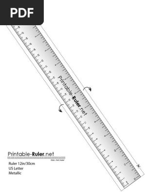 ruler 12in 30cm usletter metallic pdf pdf