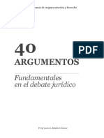 40 Argumentos Fundamentales en el Debate Jurídico
