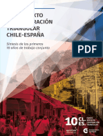 Brochure 10 años Chile España