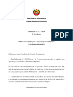 Deliberação nº2 cc 2019-A