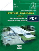 2012 - Tematicas proyectuales - Guia metodologica