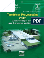 2012 - Tematicas Proyectuales - Guia Metodologica