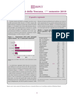 Esportazioni Della Toscana Aggiornamento Primo Semestre 2019