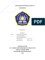 LAPORAN PRAKTIKUM FENOMENA BAHAN II Uji Bending