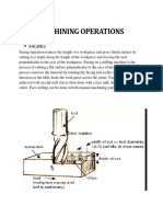 Machining Operations