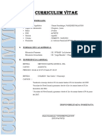 CURRICULUM VITAE Diana Guadalupe, VASQUEZ PALACIOS