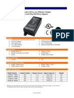 Ultra Low Cost 60W PoE Adapter