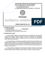 PROGRAMA PEM. QUÍMICA ORGÁNICA II