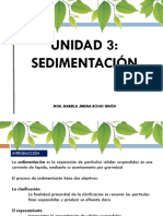 Undad 3 Sedimentación