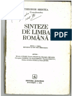 Theodor Hristea SINTEZE DE LIMBA ROMANA PDF