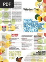 NLP Practitioner Brochure - Print PDF