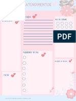 Planner para Atendimentos PDF