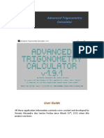 Advanced Trigonometry Calculator - User Guide PDF