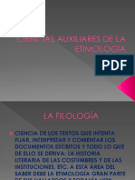 Ciencias Auxiliares de La Etimología