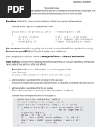 Notes On Algorithms by Sedgewick - Ch1 Fundamentals