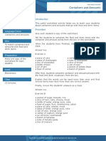 Containers and Amounts PDF