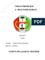 Sistem Produksi Sepeda Hias Dari Koran