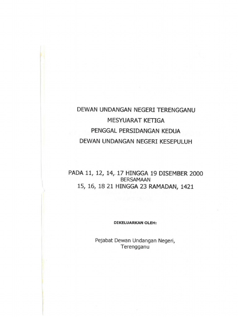 Sidang Dun 1999 Pdf