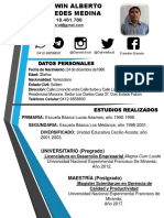 Curriculum Vitae Darwin Paredes 2019 PDF