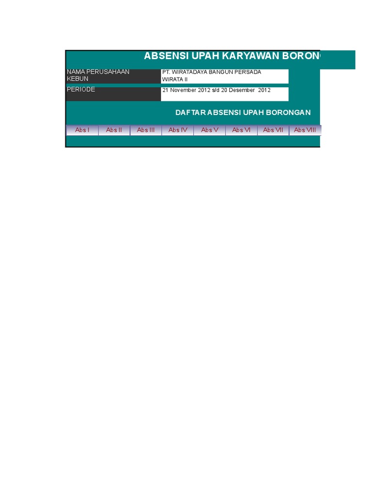 Absensi Upah Borongan Bibitan - 1678165253?v=1
