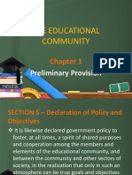 The Educational Community 