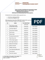 Pengumuman Seleksi MMR Gel 2 PDF