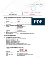 Methanol MSDS Safety Summary