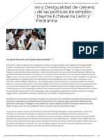 Trabajo, Empleo y Desigualdad de Género - Puntos Ciegos de Las Políticas de Empleo en Cuba - Por Dayma Echevarría León y Mirlena Rojas Piedrahita - NODAL