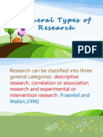 Research - General Types of Research