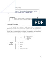 Reconocimiento de Materiales y Equipos de Uso Frecuente en El Laboratorio PDF