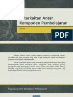 Keterkaitan Antar Komponen Pembelajaran