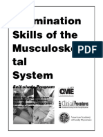 Muskuloskeletal Examination 1