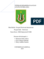 Makalah Identifikasi Kepariwisataan Dan Wisatawan Di Belanda