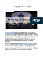 Mobile App Developers Alberta