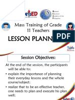 Session 9 PPT Lesson Planning