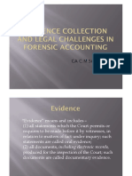 Evidence Collection and Legal Challenges in Forensic Accounting - PPT