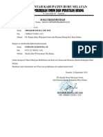 Surat Rekomendasi Dinas PUPR Kabupaten Buru Selatan