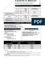 ICE Accommo Price List 2011