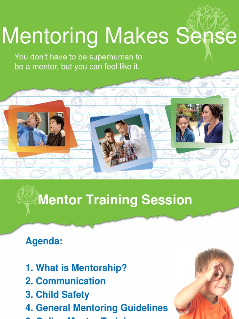 Mentor Training Session | PDF | Mentorship | Child Protection